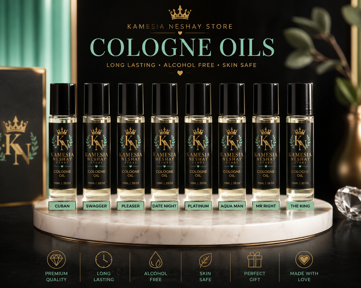 Cologne Oils 10ml