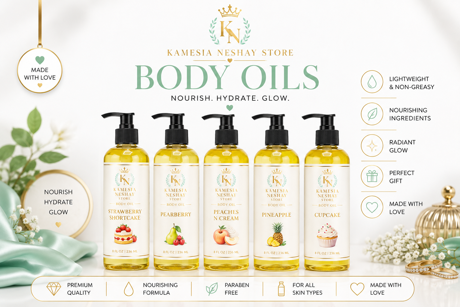 Scented Body Oils