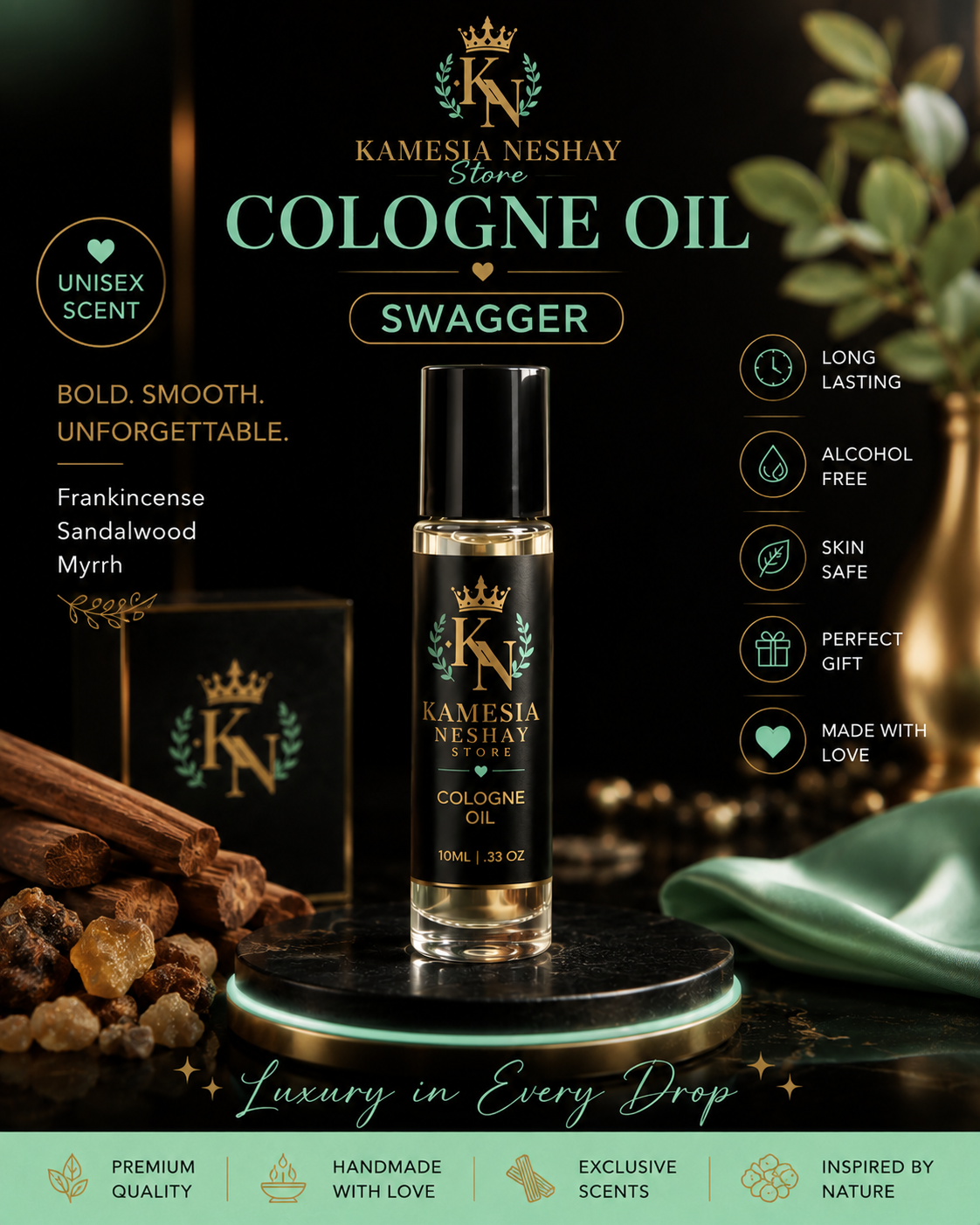 Cologne Oils 10ml