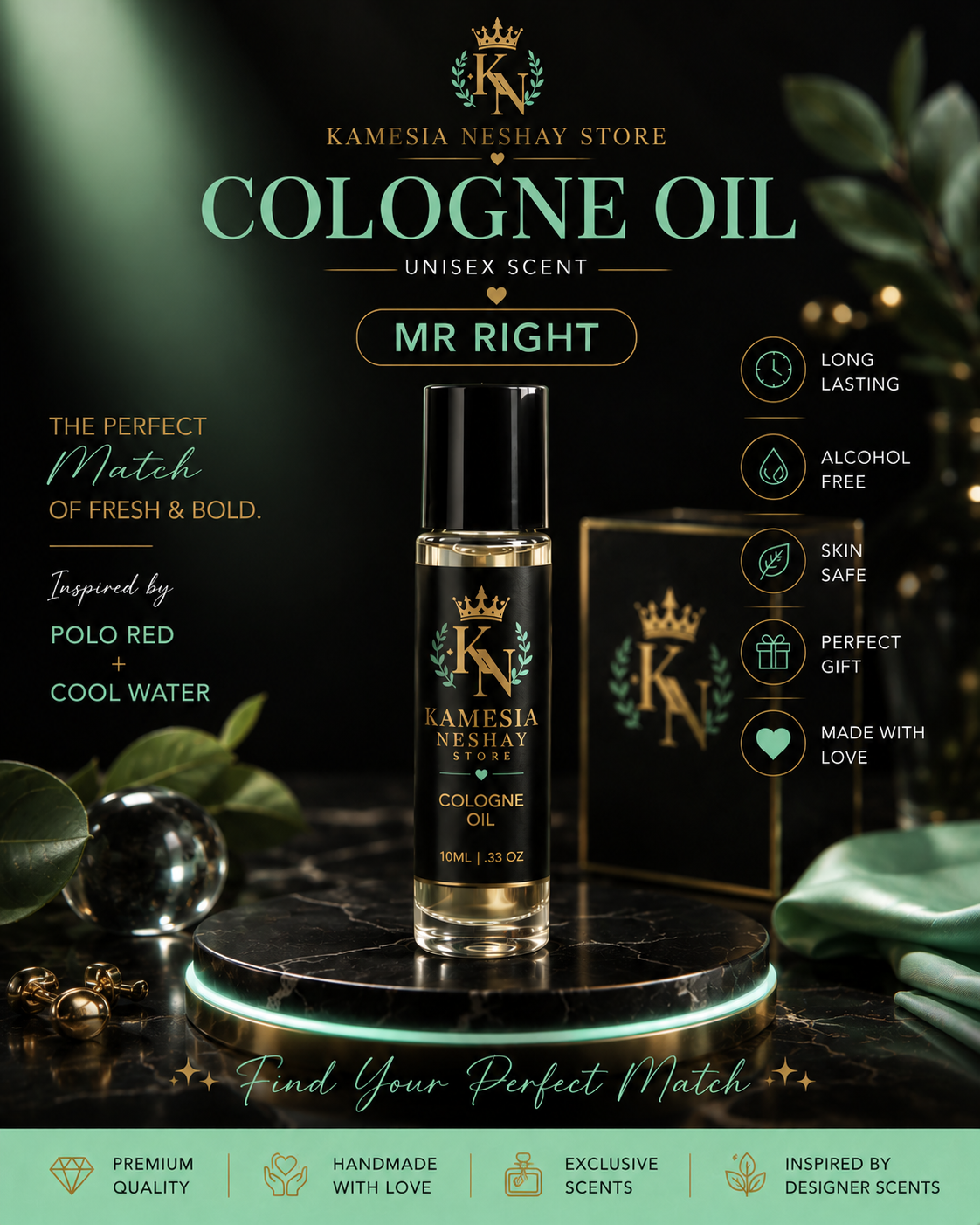 Cologne Oils 10ml