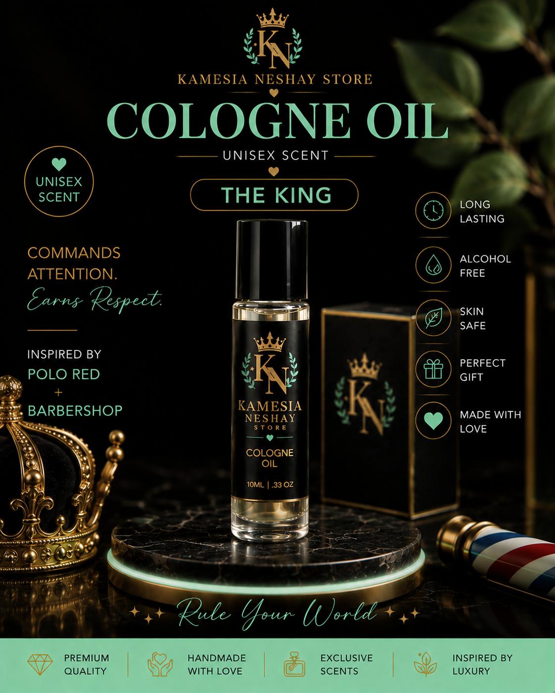 Cologne Oils 10ml