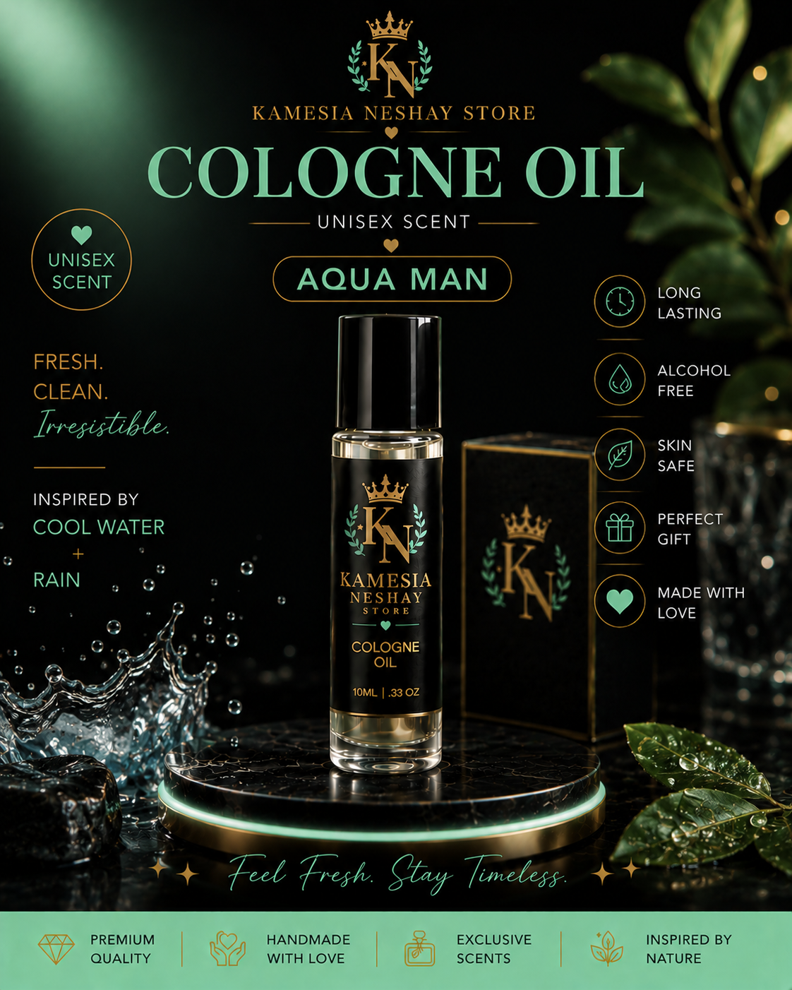 Cologne Oils 10ml