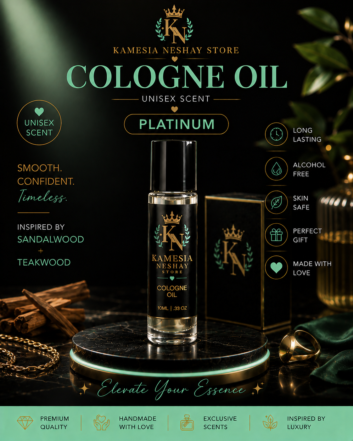 Cologne Oils 10ml