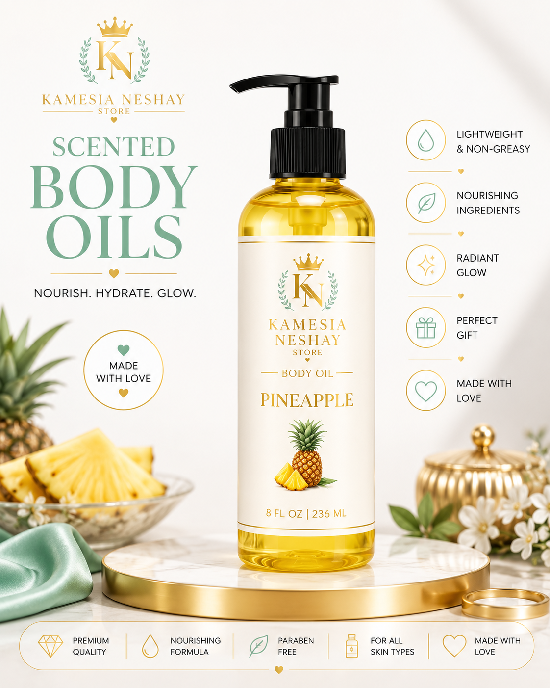 Scented Body Oils