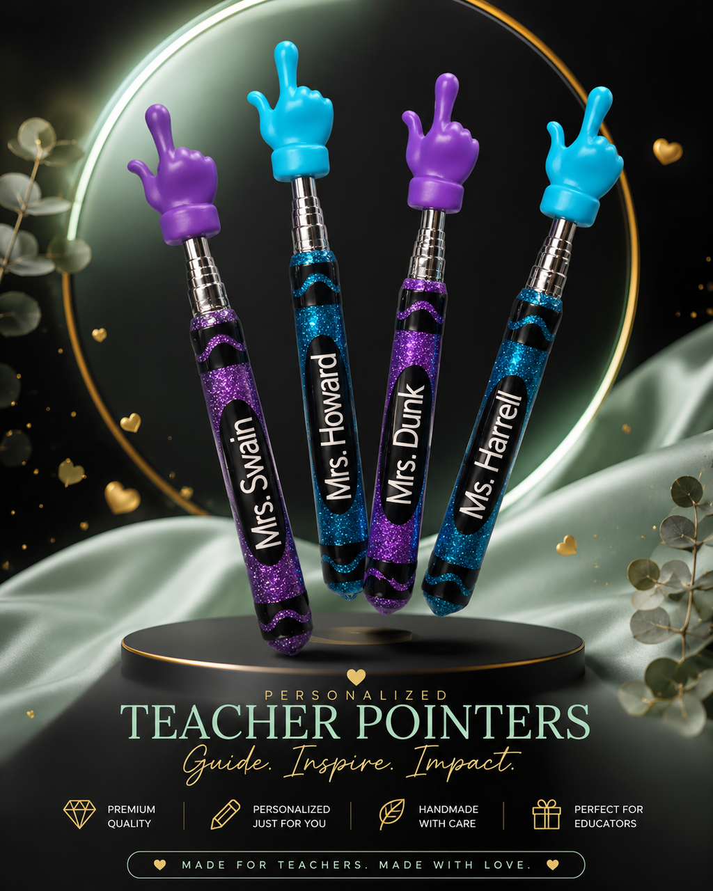 Teacher Personalized Finger Pointer