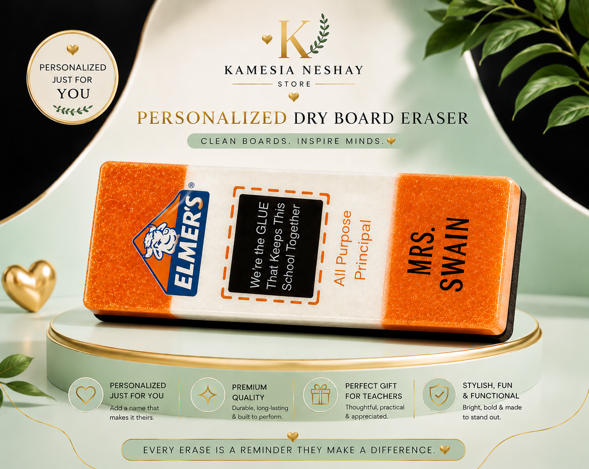 Teacher Personalized Dry Board Eraser