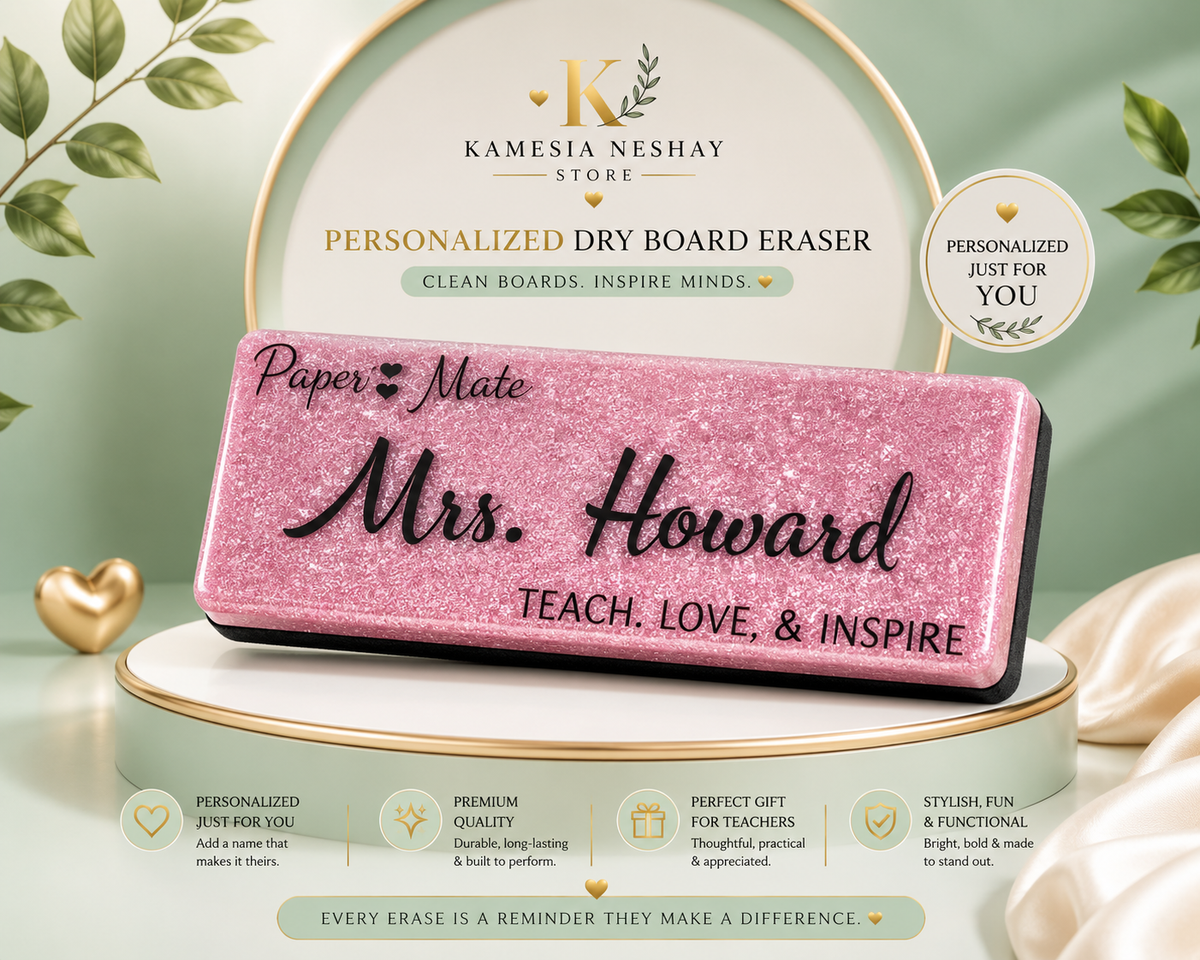 Teacher Personalized Dry Board Eraser